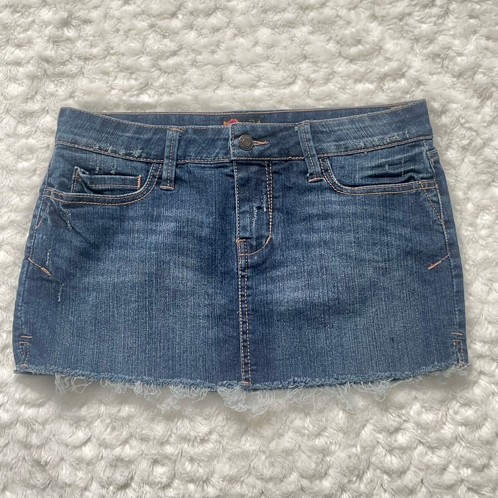 Denim Mini Skirt